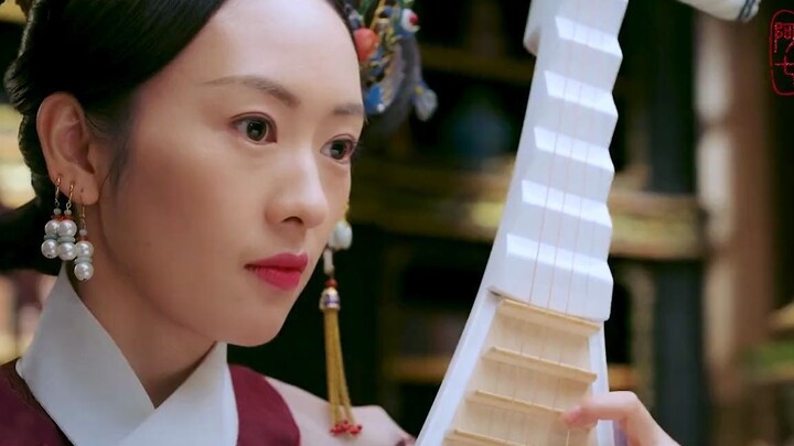 A little detail from “Ruyi’s Royal Love in the Palace”: Because Gao Xiyue had to play the pipa, she 