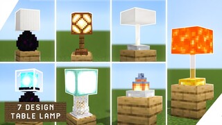 7 Design Table Lamp - Minecraft Tutorial Indonesia