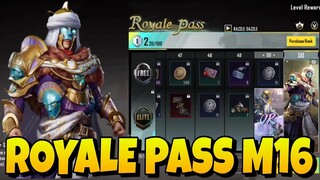 Esté es el NUEVO PASE DE BATALLA M16 de PUBG MOBILE RP 1-50 | ROYALE PASS M16 PUBG MOBILE