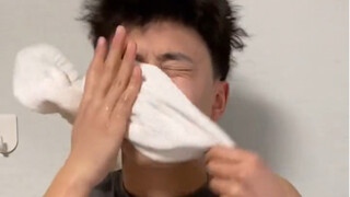 The sense of substitution is very strong, my face has athlete's foot