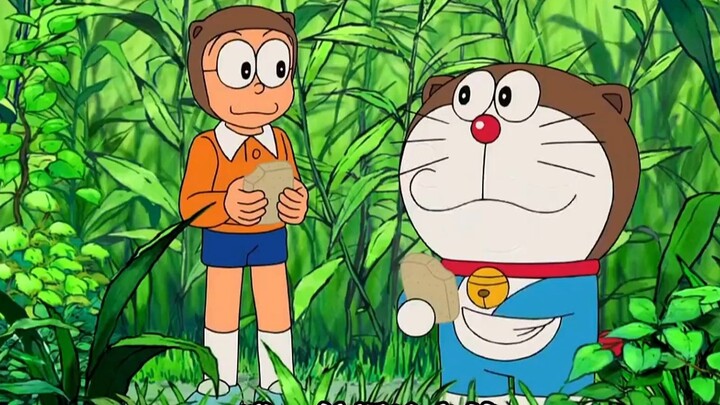 Doraemon: Becoming Small + Animal Disguise Hat + Adventure, See How Nobita and Blue Fat Man Save the