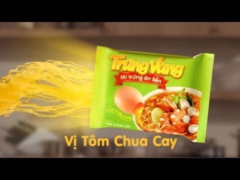 Thư Viện Quảng Cáo - Quảng Cáo Mì Trứng Vàng Cực Ngon