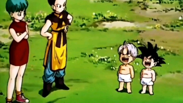 Trunks and Goku are so cute