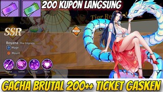 GACHA 200 KUPON DEMI MENCARI DPS