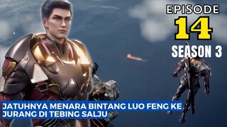 Jatuhnya Menara Bintang Luo Feng Ke Jurang Di Tebing Salju