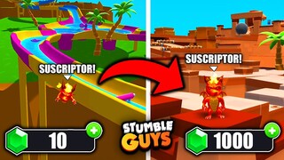 TE DOY 50 GEMAS POR CADA PRO TIP QUE HAGAS EN STUMBLE GUYS CON SUSCRIPTORES! - Benja