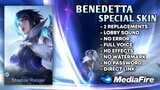 Benedetta Moonblade Special Skin Script No Password | Full Voice Benedetta Special Script | MLBB