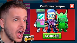 🔥 COMPREI 24 MIL CARTUCHOS E LIBEREI TODAS AS SKINS DO EVENTO STUMBLE GUYS! 😱 ‹ KHORTEX ›