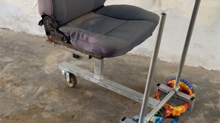 发明：平衡轮椅车