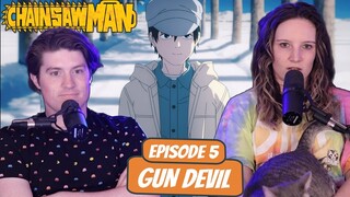 GUN DEVIL OVERPOWERED! | Chainsaw Man Wife Reaction | Ep 1x5 “Gun Devil”