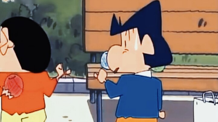 "Crayon Shin-chan" Shin-chan: "Kazama, this is the red thread of our love"