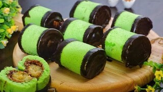 TIPS ANTI GAGAL | GULUNG PISANG BANANA ROLL | ENAK DAN EMPUK CARA MEMBUAT BOLU GULUNG PANDAN WANGI