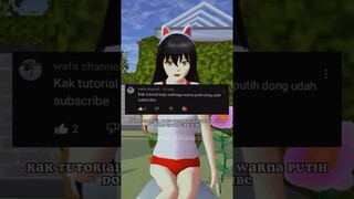tutorial baju olahraga warna putih 🤍|| #sakuraschoolsimulator #music #shorts