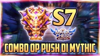 COMBO OP PUSH DI MYTHIC SEASON INI !! META MAGIC CHESS MOBILE LEGENDS