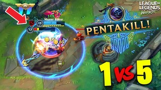 WILD RIFT BEST MOMENTS & OUTPLAYS (Ashe Insane Build, Jax 1v5 PENTAKIL) - WILD RIFT HIGHLIGHTS