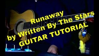 Runaway by Written By The Stars || RAW GUITAR TUTS