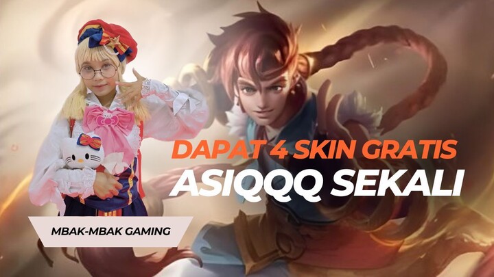 Kapan lagi bisa hoki dapat 4 skin gratisssss