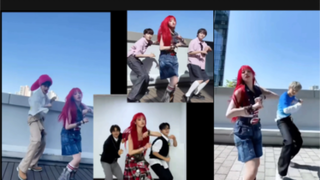 哇塞人缘超好的小狗cha的都是帅哥耶！哈哈哈这首歌真的好适合跟朋友一起跳呀