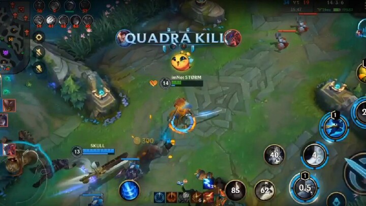 EASY  QUADRA KILL OP BUILD IN WILD RIFT - imNot STØRM