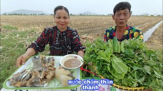 Tư ra đồng được vợ cho ăn món này ngon tuyệt vời