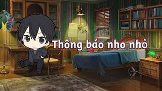 Thông báo nho nhỏ | Bản tin anime