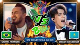 Who sang "MY HEART WILL GO ON" better? Gabriel Hernandez (BRAZIL) VS Dimash Kudaibergen (KAZAKHSTAN)