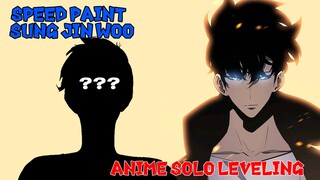 [speedpaint]gambar sung ji Woon(anime solo leveling)