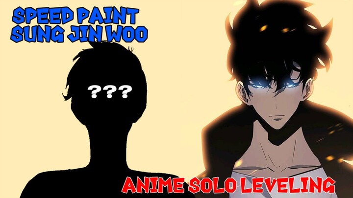 [speedpaint]gambar sung ji Woon(anime solo leveling)