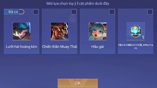 anh Gà Bên Sever Này Hào phóng Quá " Quà Trở Lại Gem Free Luôn Raz Muay Thái :)))