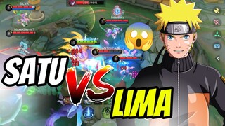 NARUTO SATU VS LIMA!?