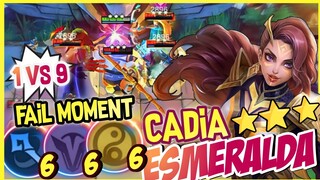 ESMERALDA CADIA SUPER TEBEL ! MOMENT ILLUMINATI COMBO GA JADI ! COMBO 666 MAGIC CHESS