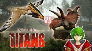 BERTEMU DENGAN KAWANAN TRICERATOPS !! - Path Of Titans