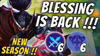 NEW SEASON BLESSING IS BACK !! EASY 66 SYNERGY COMBO !! MAGIC CHESS MOBILE LEGENDS