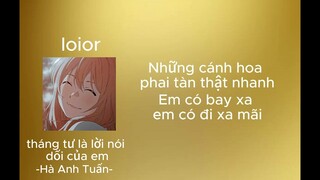 Tháng 4 là lời nói dối của em | Hà Anh Tuấn ( lyrics + speed up )