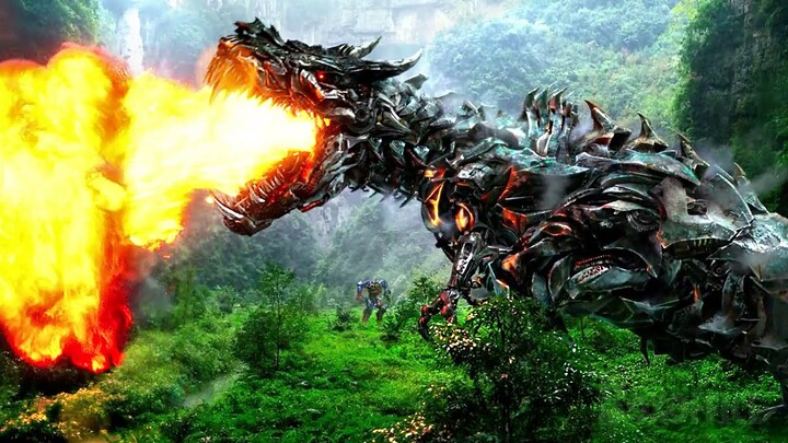 Dinosaurs + Robots = Dinobots | Transformers: Age of Extinction Best Scenes 🌀 4K