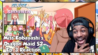 Miss Kobayashi's Dragon Maid Season 2 Episode 3 Reaction | KOBAYASHI FINALLY PUTS ON THE MAID OUTFIT