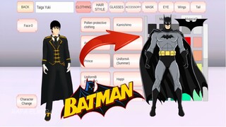 TUTORIAL SAKURA CARA BIKIN KARAKTER BATMAN SAKURA SCHOOL SIMULATOR #sakuraschoolsimulator #tutorial