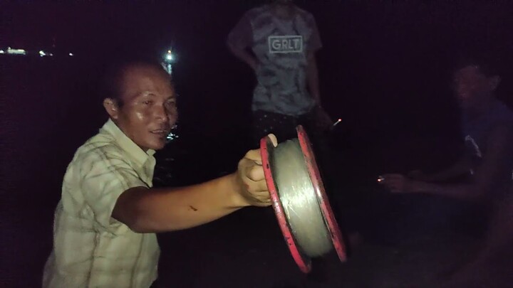 Pertama Ikan raksasa dipancing dipelabuhan lama Kota Gunungsitoli