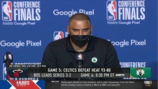 Celtics' Ime Udoka PostGame Interview - Game 5: To be that close and knowing we didn't play our best