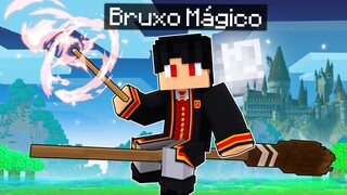 Virei um BRUXO MÁGICO no Minecraft por 24 HORAS