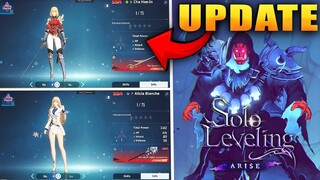 Cha & Alicia (Free SSR Weapons) in-game Review!! New Shadow Tusk KIT INFO... (Solo Leveling Arise)