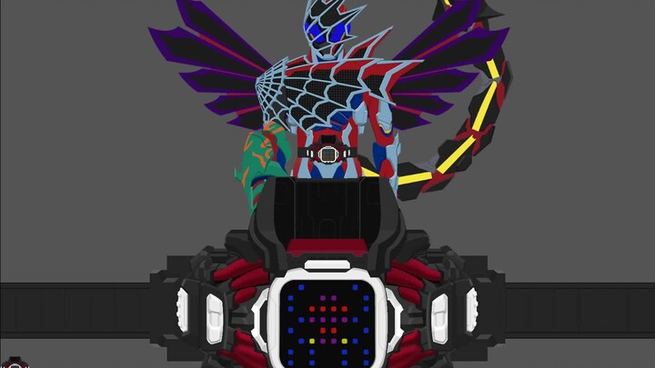 Is this the ultimate form? ! (doge) Kamen Rider Revice EXE simulator Kamen Rider demons 4-in-1 form 