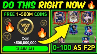 FREE 500M Coins, Reach First 100M in Just 10 Days - 0 to 100 OVR as F2P [Ep12]