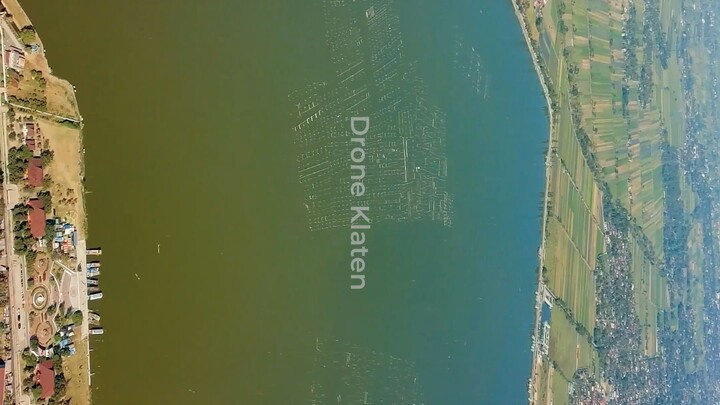 Rowo Jombor Droneview Keliling.