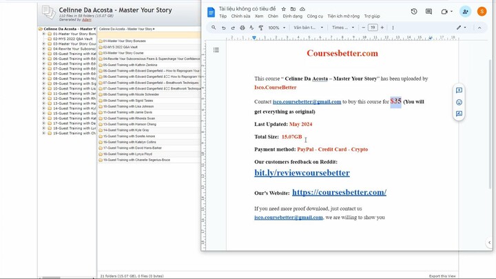 [35$] Celinne Da Acosta – Master Your Story | Coursesbetter.com