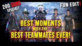 BEST ROS TEAMMATES EVER! FUNNY MOMENTS! 200 Subs Special! [ Rules of Survival ] ( #19 )