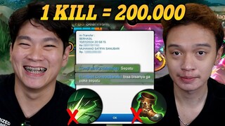 Challenge Buts Maen Terizla Tanpa Skill 1 dan Sepatu, Sampe Dimarahin Publik!! - Mobile Legends