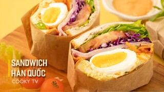 Sandwich Hàn Quốc - Tự làm bữa sáng đơn giản với Sandwich Hàn Quốc thơm ngon nức tiếng | Cooky TV