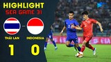 ⚽️ HIGHLIGHT | U23 THÁI LAN - U23 INDONESIA | CƠN MƯA THẺ ĐỎ SAU HỖN CHIẾN | THÁI LAN VÀO CK GAY CẤN