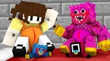 Monster School : Strange Huggy Wuggy Family and Doll Pregnant - Squid Game - Minecraft Animation